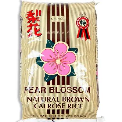 Calrose Brown Rice 50 LB Medium Grain 1/Bag