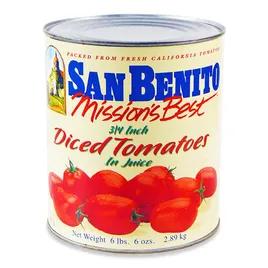 San Benito Diced Tomato In Juice #10 CN 6/Case