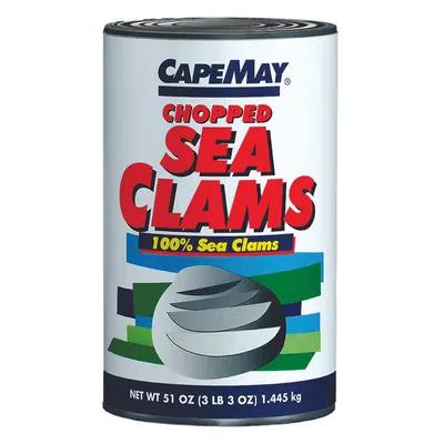 Cape May Chopped Sea Clams 51 OZ 12/Case