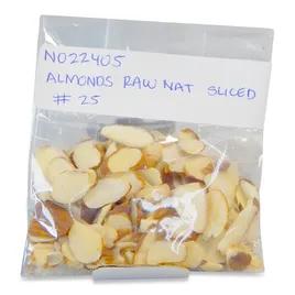 Almonds 25 LB Sliced Natural With Skin 1/Case