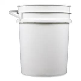Pail 5 GAL HDPE White With Wire Handle 120/Pallet
