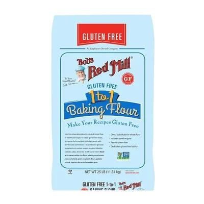 1-to-1 Baking Flour 25 LB Gluten Free 1/Bag