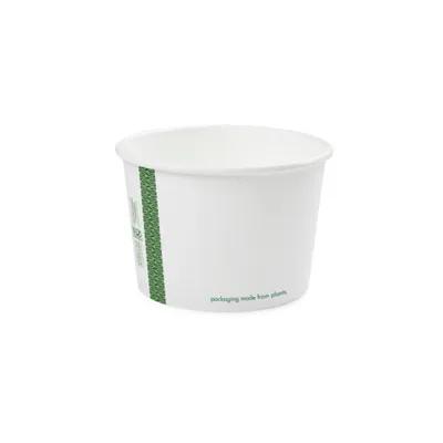 Soup Food Container 16 OZ Paper White Round 1/Case