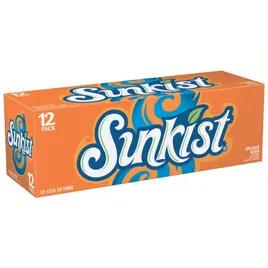 Sunkist Orange Soda 12 OZ 12/Case