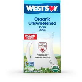 WEST LIFE™ Soy Milk 64 OZ Organic Unsweetened 8/Case