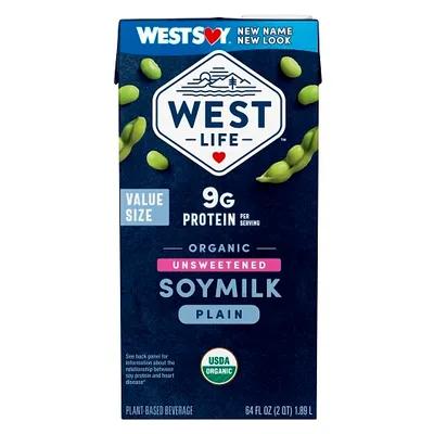 WEST LIFE™ Soy Milk 64 OZ Organic Unsweetened 8/Case