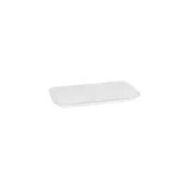 17S Supermarket Tray 8.3X4.8X0.65 IN Polystyrene Foam White Rectangle 1000/Case