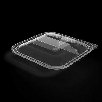 Lid 9X9 IN 3 Compartment PP Clear For Container 200/Case