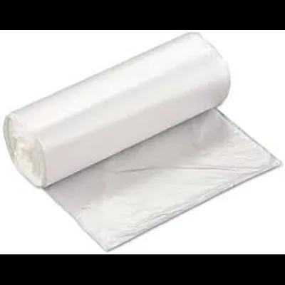 Liner 30X37 IN 30 GAL Natural Plastic Roll High Density 10 Count/Pack 25 Packs/Case 250 Count/Case