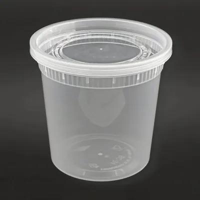 Deli Container 24 OZ PP Clear Round 480/Case