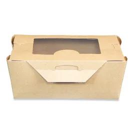 Bio-Pak® #8 Take-Out Box Kraft With Window 160/Case