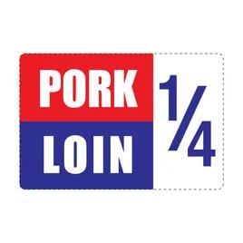 Pork Loin Label Red Blue 1000/Pack