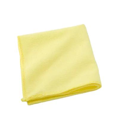 Victoria Bay Cleaning Cloth 16X16 IN Microfiber Yellow Square 24/Pack