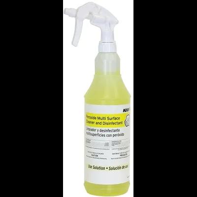 Peroxide Multi Surface Cleaner and Disinfectant Spray Bottle Yellow 1/Each