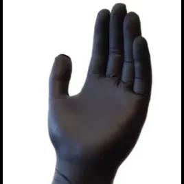 Victoria Bay General Purpose Gloves Large (LG) Black 4MIL Nitrile Disposable 100 Count/Box 10 Box/Case