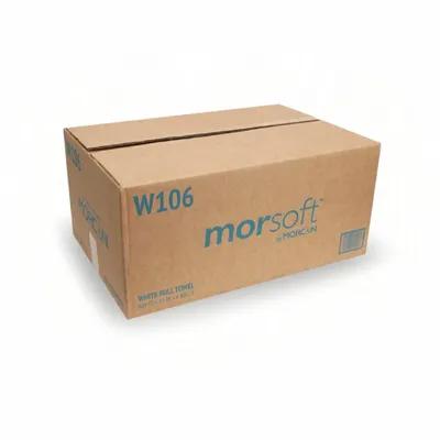 Morsoft® Roll Paper Towel 10IN X800FT 1PLY White Hardwound 2IN Core Diameter 6/Case