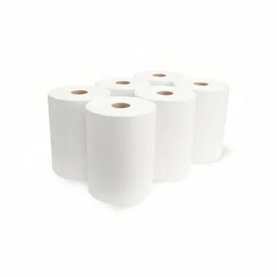 Morsoft® Roll Paper Towel 10IN X800FT 1PLY White Hardwound 2IN Core Diameter 6/Case