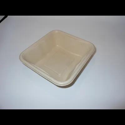 Take-Out Tray 24 OZ Plant Fiber PLA Natural 600/Case