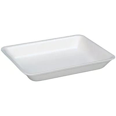 3P Meat Tray Foam White 400/Case