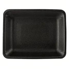 4P Meat Tray Foam Black 300/Case