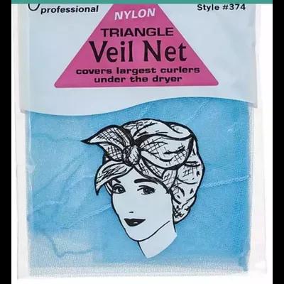 Jac O Net Hairnet Ninja Hood Blue PP 100 Count/Pack 10 Packs/Case 1000 Count/Case