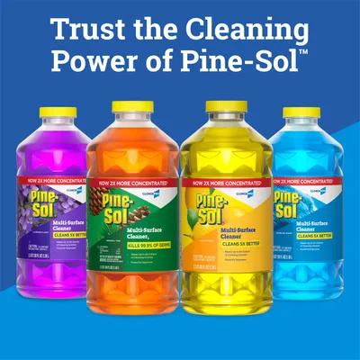 Pine-Sol® Lemon All Purpose Cleaner Deodorizer 80 OZ Multi Surface Screw Cap 3/Case