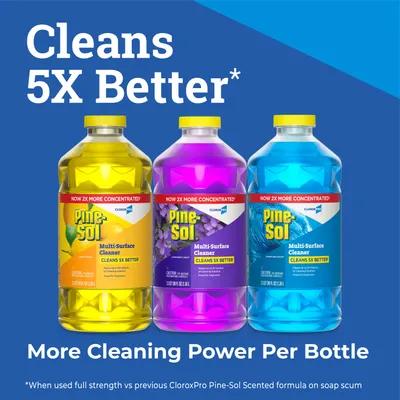 Pine-Sol® Lemon All Purpose Cleaner Deodorizer 80 OZ Multi Surface Screw Cap 3/Case