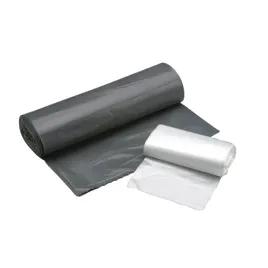 SKILCRAFT® Can Liner 38X58 IN 60 GAL Gray Plastic 1MIL Heavy Duty Coreless Roll 100/Case