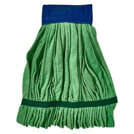 Mop Head 18 OZ Green Microfiber Loop End Tube 1/Each