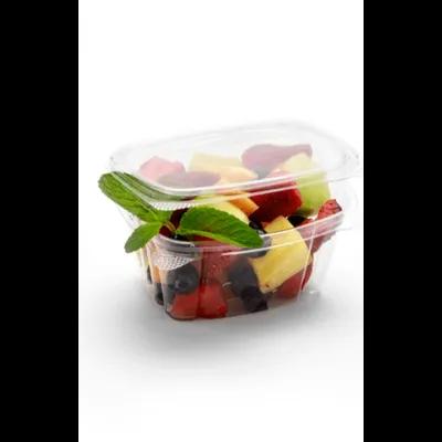 Deli Container Hinged 12 OZ PET Clear 200/Case