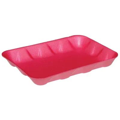 4PZ Meat Tray 9.25X7.25X1.3 IN Polystyrene Foam Rose 400/Case