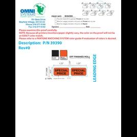 Special Price Label 1000 Count/Roll 4 Rolls/Case