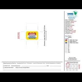 USDA Choice Label 500 Count/Roll 4 Rolls/Case