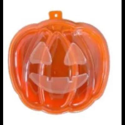 Cupcake Container & Lid Combo Orange Jack-O-Lantern Pumpkin 50/Case