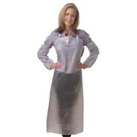 Apron 36X48 IN Clear 6MIL Vinyl 3 Strings 100 Count/Case