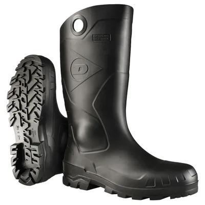 Dunlop Boot 12 14 IN Black Steel Toe 1/Pair