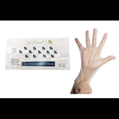 Gloves XL Clear Vinyl Hybrid Powder-Free 2000/Case