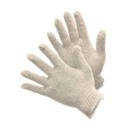 Gloves Large (LG) White 600g Knit 25 Count/Pack 12 Packs/Case 300 Count/Case