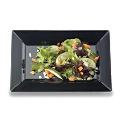 Salad Plate 10X6.5 IN Black Rectangle 120/Case