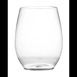 Renaissance Cup Goblet Stemless Wine 12 OZ Plastic Clear 64/Case