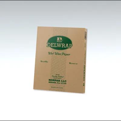 Delwrap Sheet 12X15 IN Wet Wax Paper 50/Case