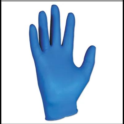 Gloves Large (LG) Blue Nitrile Powder-Free 100 Count/Box 10 Box/Case