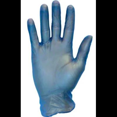 Gloves Large (LG) Blue Vinyl Powdered 1000/Case