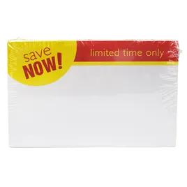 Save Now Limited Time Sign 7X11 IN Red 1/Pack