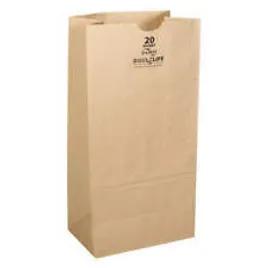 Bag #20 Paper Kraft Squat 400/Bundle
