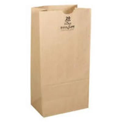 Bag #20 Paper Kraft Squat 400/Bundle