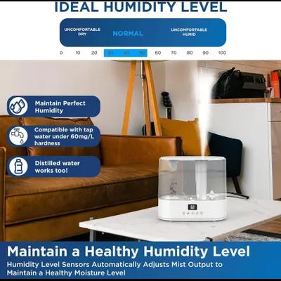 Humidifier White 1.05 GAL Antimicrobial 1/Each