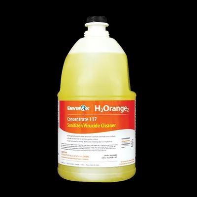 Fresh Orange Cleaner & Sanitizer Degreaser 1 GAL Neutral Virucidal Concentrate 4 Count/Case