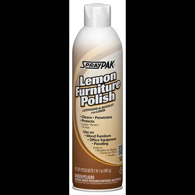 SprayPAK® Lemon Furniture Polish 20 OZ 12 Count/Case