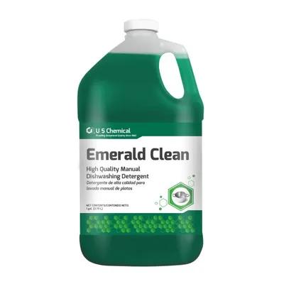 Emerald Clean Floral Manual Dish Detergent 1 GAL Liquid 4/Case